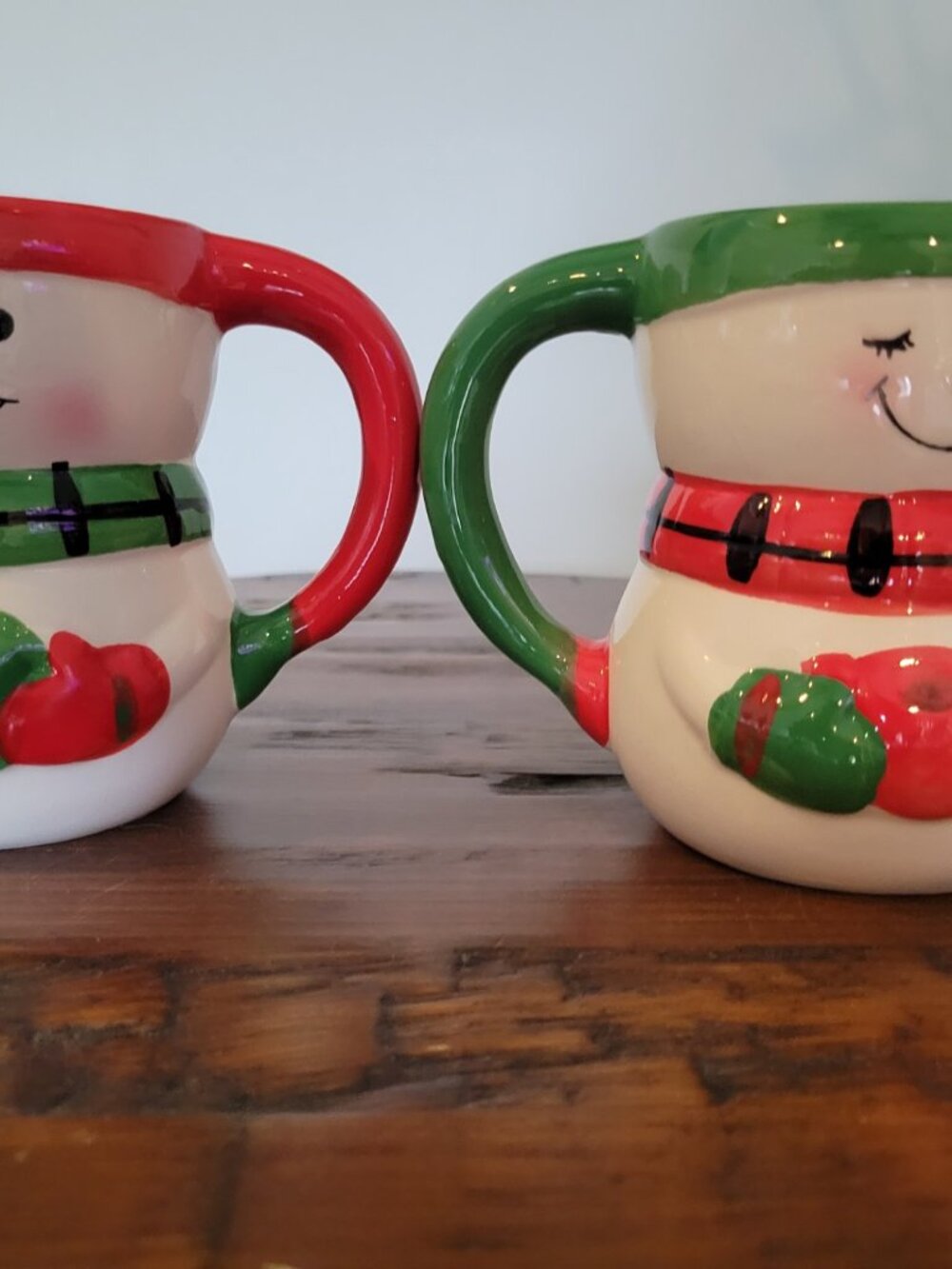 Christmas Coffee/Cocoa mugs.  Set of 2.  Never used.